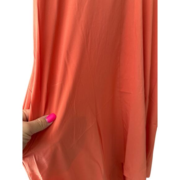 Athleta Presidio Hi-Lo Dress Pink Coral Size Small - Picture 6 of 12